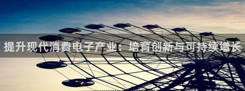 凯发K8旗舰厅App|提升现代消费电子产业:培育创新与可持续增长