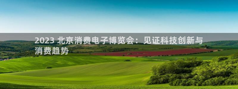 k8凯发天生赢家·一触即发|2023 北京消费电子博览会：见证科技创新与
消费趋势